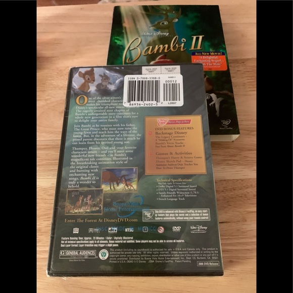 New Sealed Bambi II DVD - Picture 4 of 4